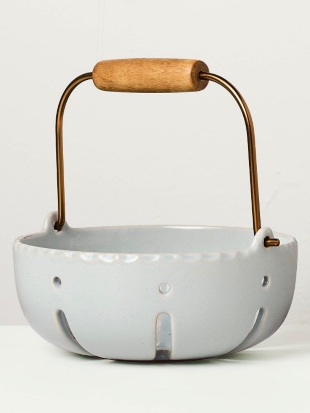 Stoneware Berry Bowl with Handle Peace Blue - Hearth & Hand Magnolia